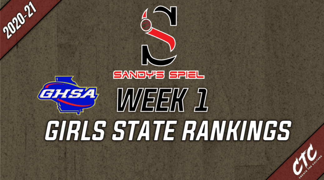 Week 1 GHSA Girls Basketball State Rankings