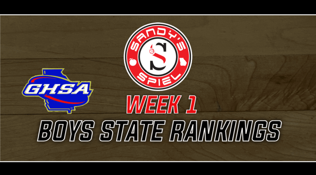 Week 1 GHSA Boys Basketball State Rankings