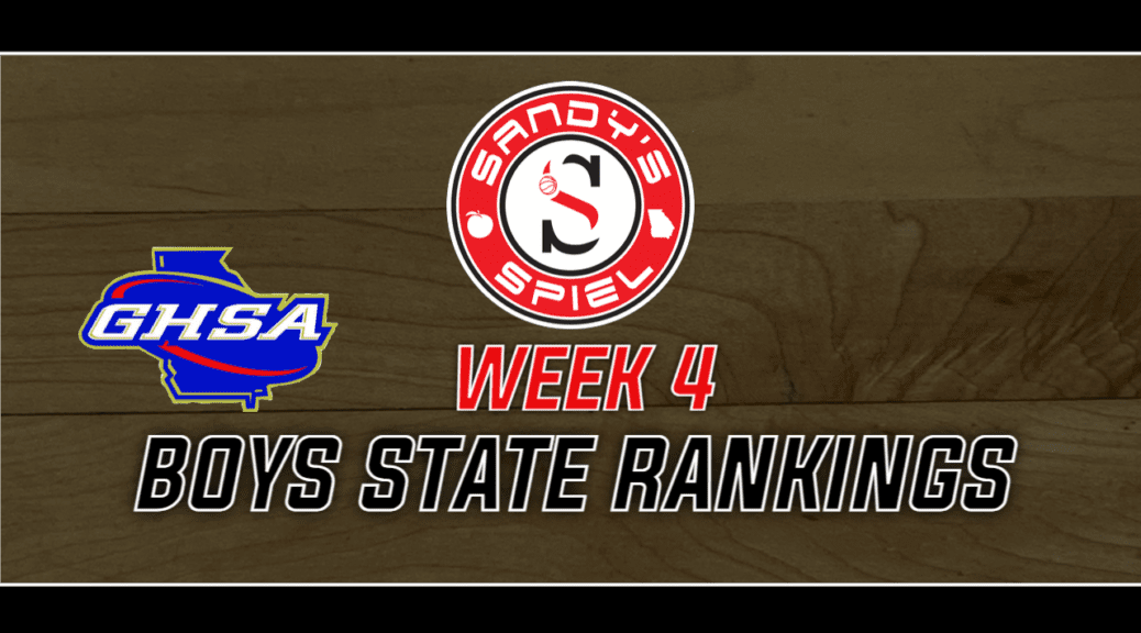 Week 4 GHSA Boys Basketball State Rankings