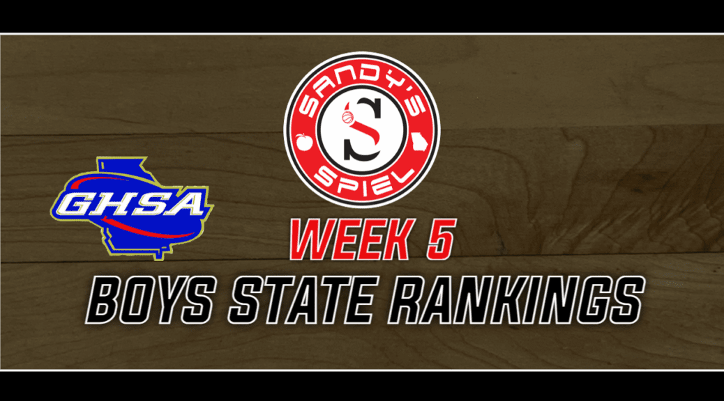 Week 5 GHSA Boys Basketball State Rankings