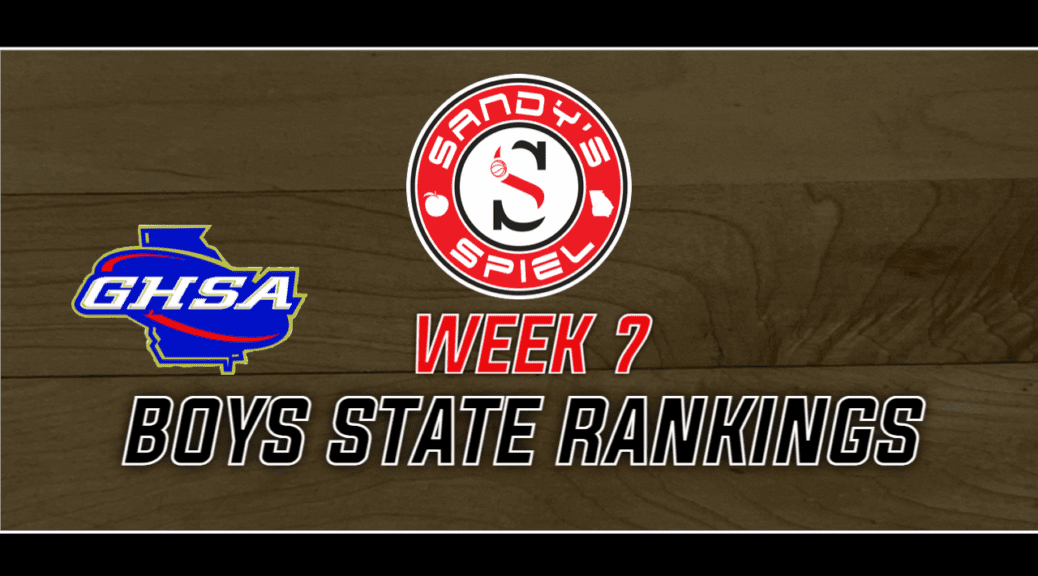 Week 7 GHSA Boys Basketball State Rankings