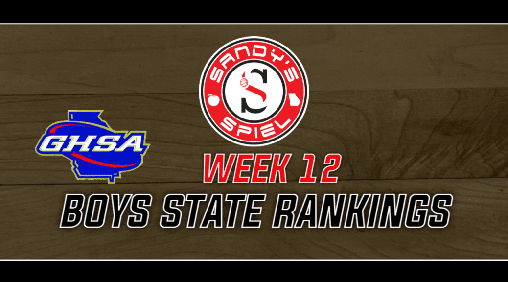 Week 12 GHSA Boys Basketball State Rankings