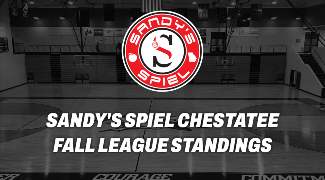 Chestatee Fall League Standings