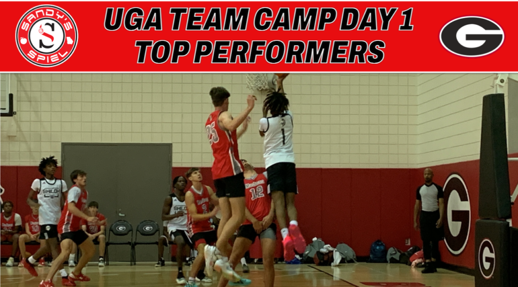 UGA Team Camp Day 1 Top Performers