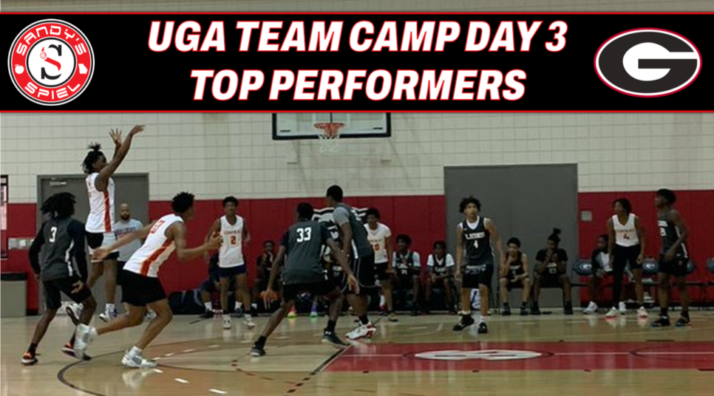 UGA Team Camp Day 2 Top Performers
