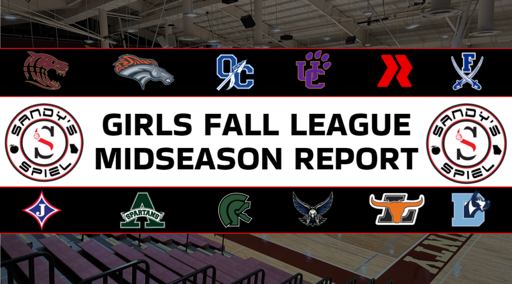 Sandy's Spiel Girls Fall League Midseason Report
