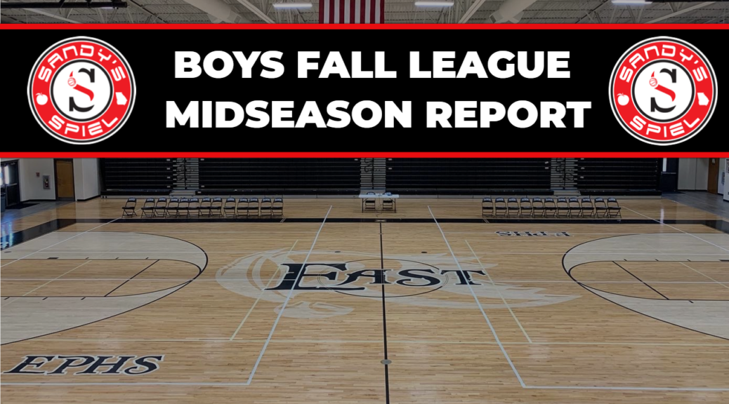 Sandy's Spiel Fall League Boys Midseason Report