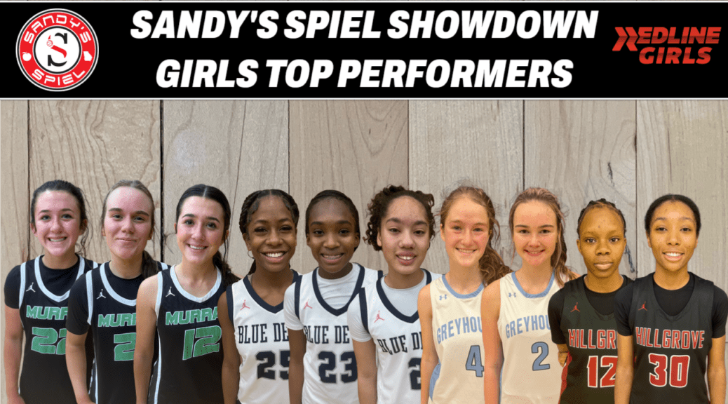 Sandy's Spiel Showdown Girls Top Performers