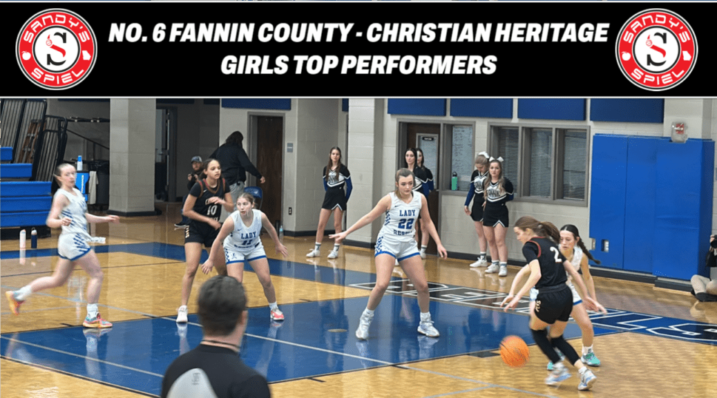 No. 6 Fannin County- Christian Heritage Girls Top Performers