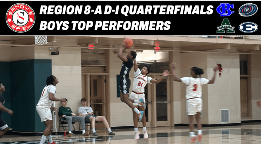 Region 8-A D-I Quarterfinals Boys Top Performers