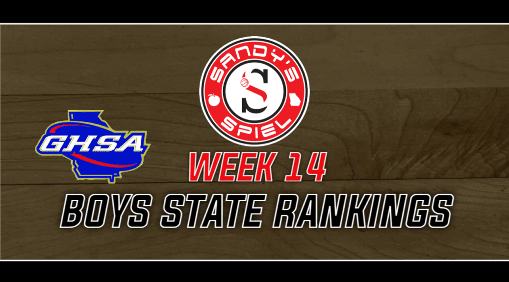 Week 14 GHSA Boys Basketball State Rankings