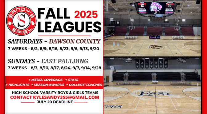 2025 Sandy's Spiel Fall League Promo
