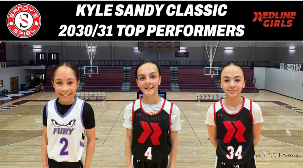 Kyle Sandy Classic 2030/31 Top Performers