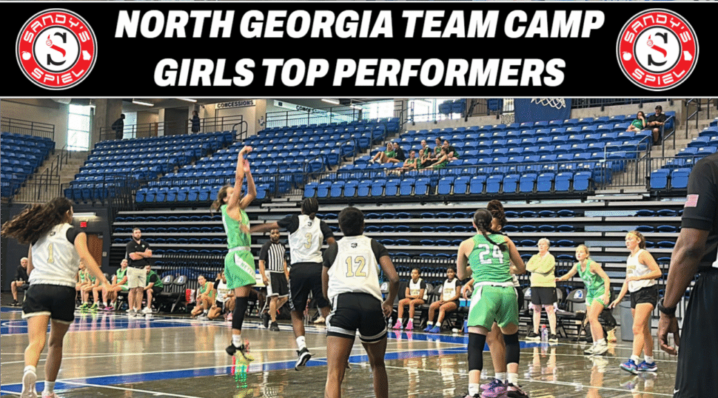 North Georgia Team Camp Girls Top Performers
