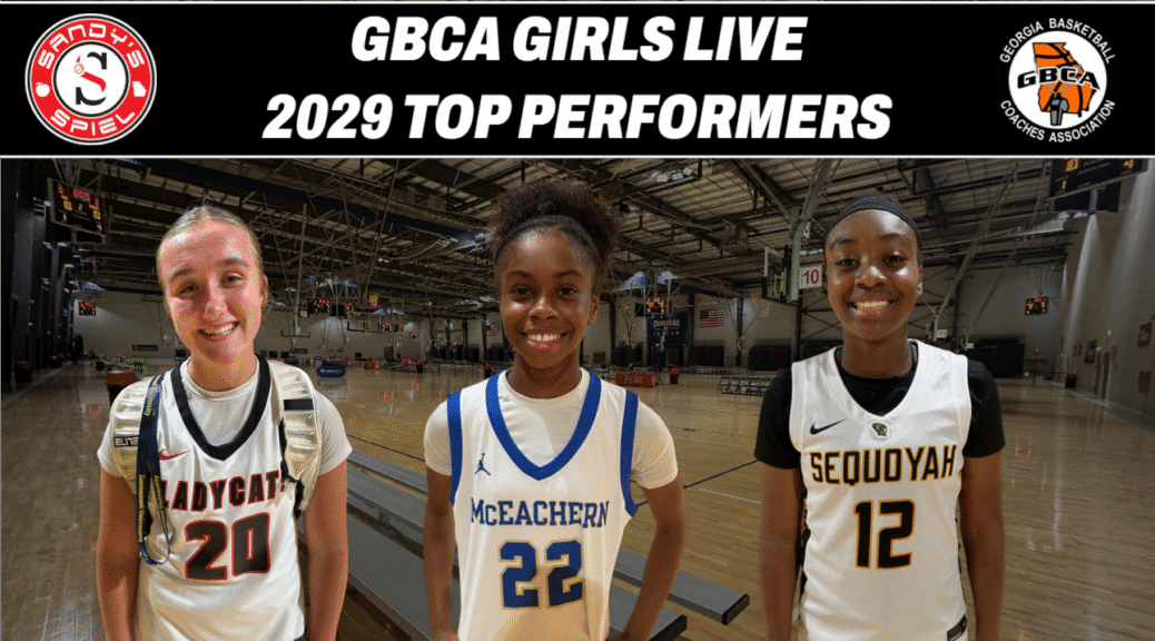 GBCA Girls Live 2029 Top Performers