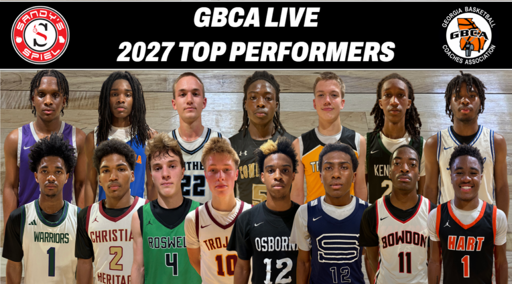 GBCA Live Boys 2027 Top Performers
