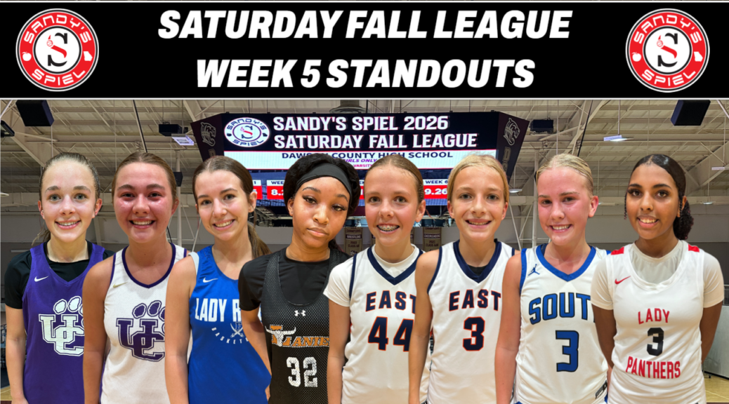 2026 Sandy's Spiel Saturday Fall League Week 5 Standouts